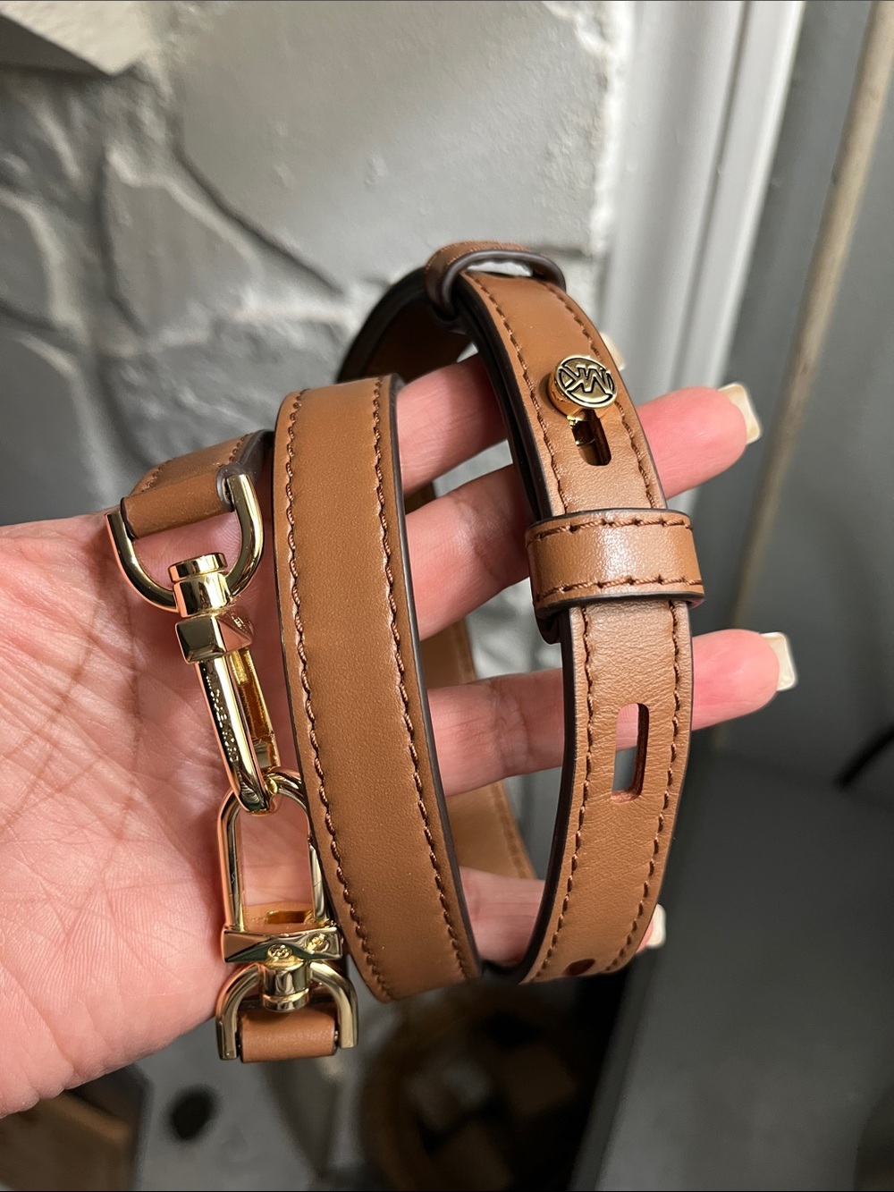 Michael Kors Cognac Leather Strap